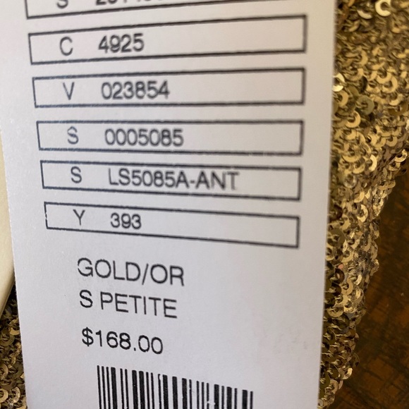 New with tags. Golden sequin mermaid skirt - Picture 3 of 6